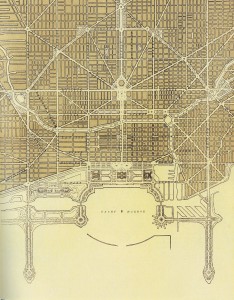 2-15-Comprehensive plan view of Chicago's Central Area